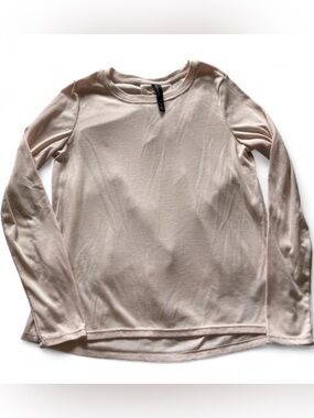 Mondetta Pale Pink Ribbed Crewneck Top